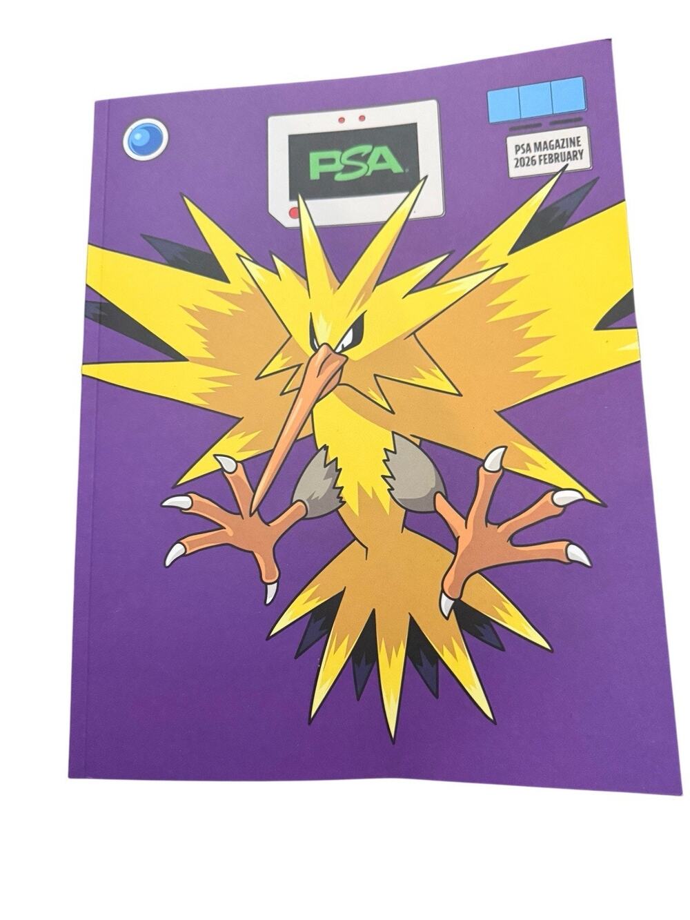 PSA Card Magazine Volume Number 23 February 2026 Edition Zapdos Pokemon Cover